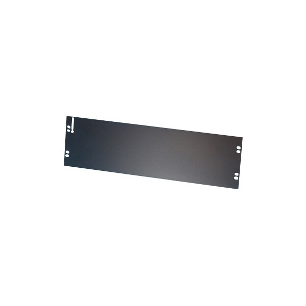 Ortronics BLANK FILLER PANEL 3U, 5.25"H X19"WX.125"D BLACK WITH 132302 - main